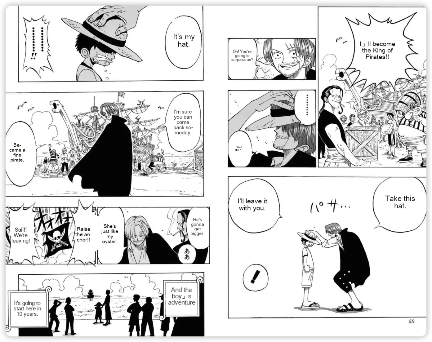 pirate english manga